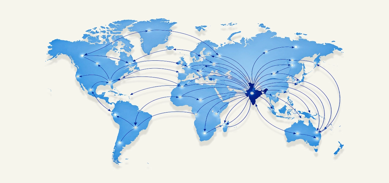 Global Map Background